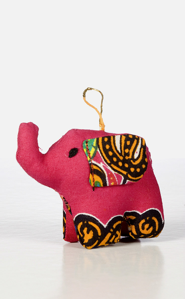 Elephant Ornament (colors vary)