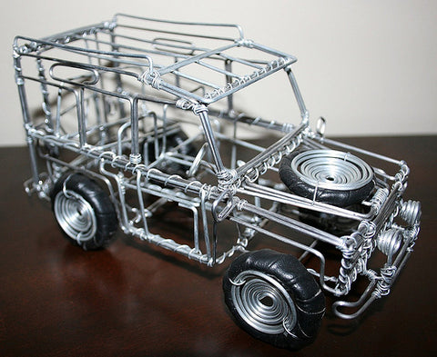 Give a Wire Car to a child in Kenya